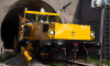 Front view of ballast regulator leaving the tunnel thumbnail