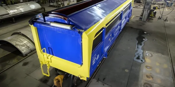 side dump wagon