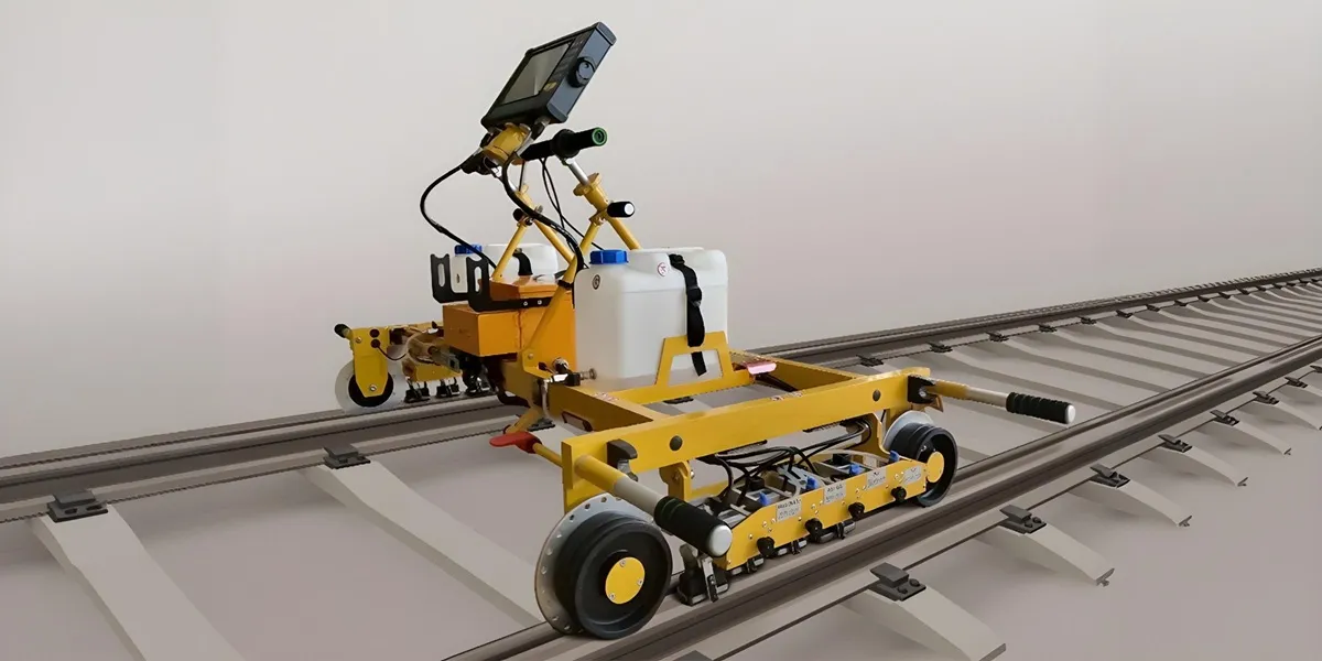 ultrasonic dual-rail flaw detector