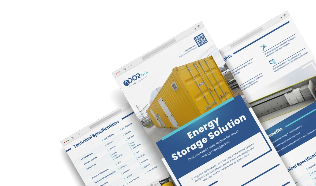 Containerized energy storage system catalog for railway power support