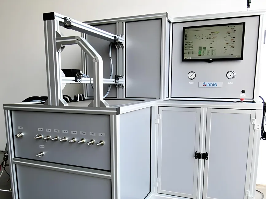 Railway brake testing equipment for brake panel testing