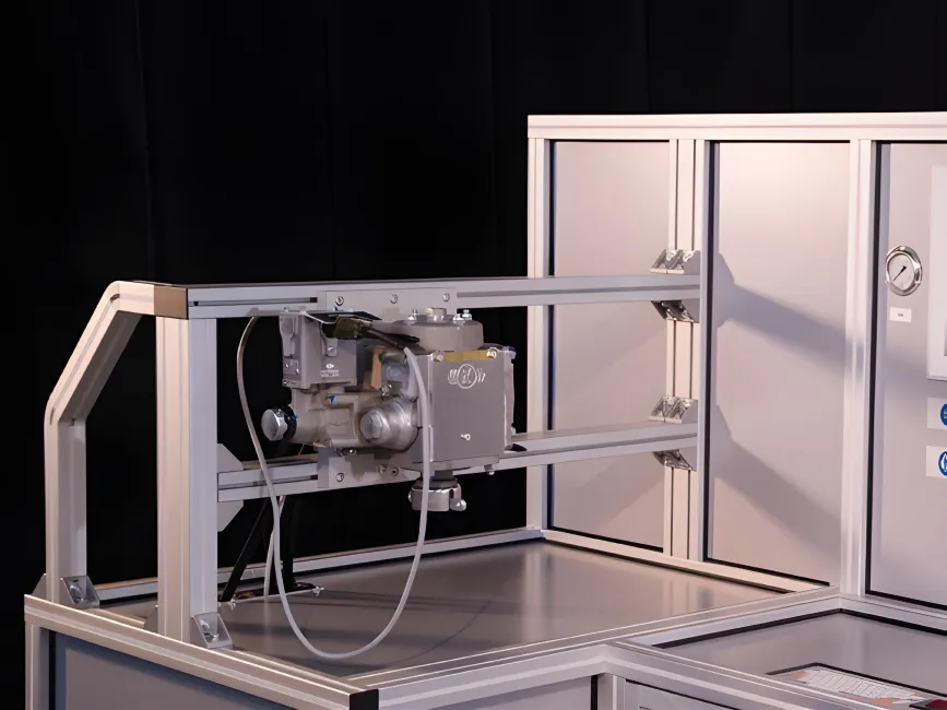 Brake testing equipment for railway brake distributor testing