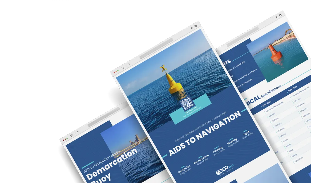 Marine buoy catalog brochure