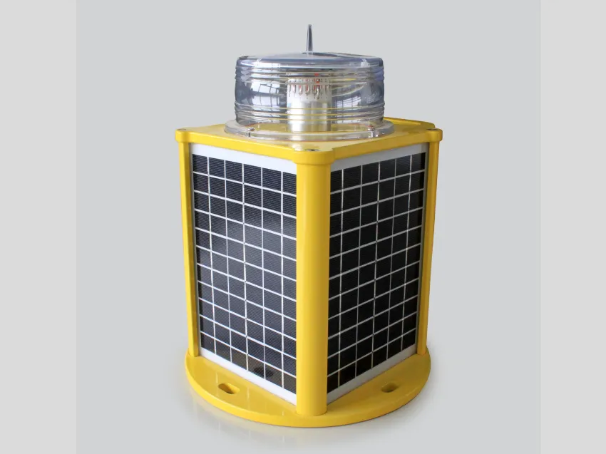 Yellow solar marine lantern